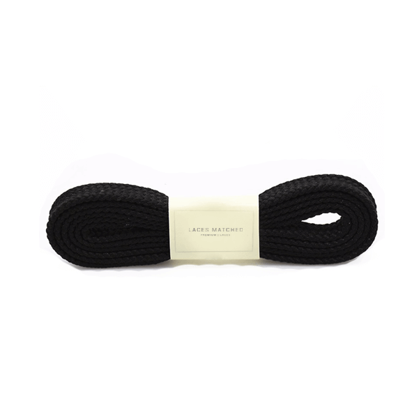 120 cm black shoelaces