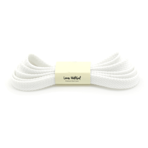 White 120cm shoelaces