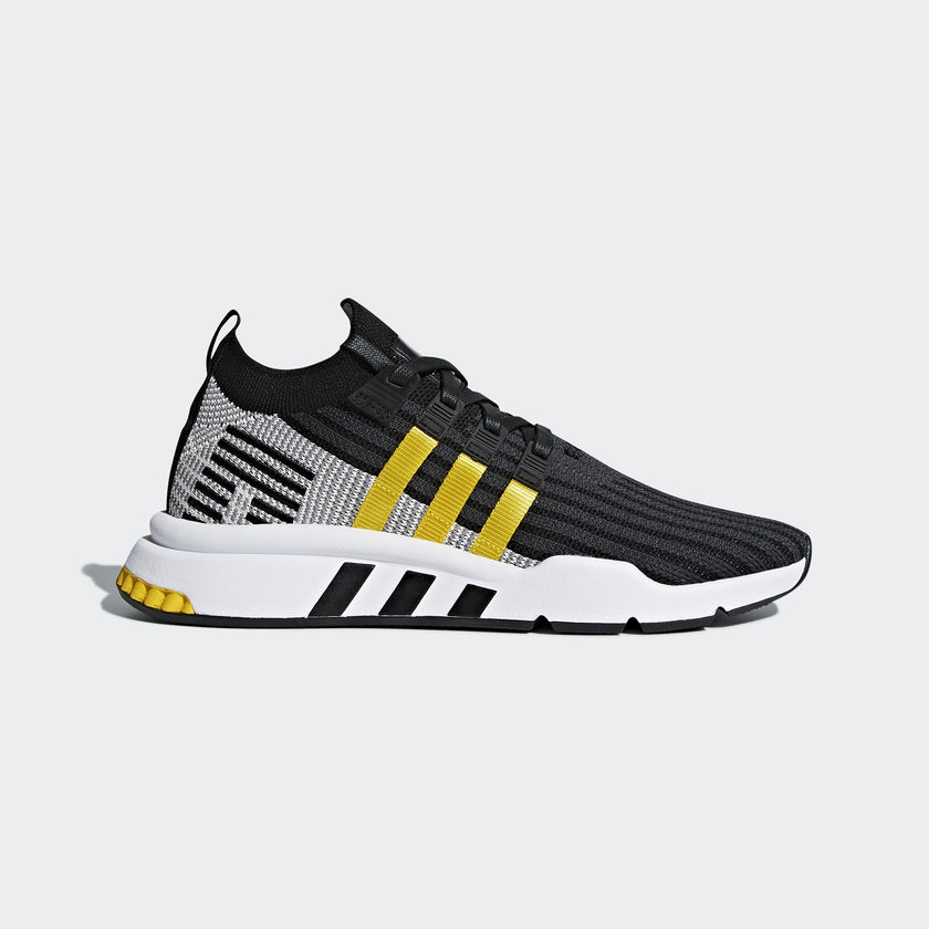 EQT SUPPORT MID ADV PRIMEKNIT black and yellow